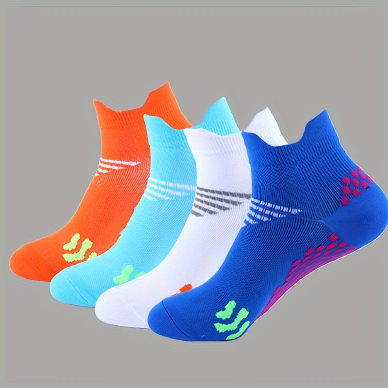 Unisex Compression Socks Pack 4 Pairs Comfortable Support Knit