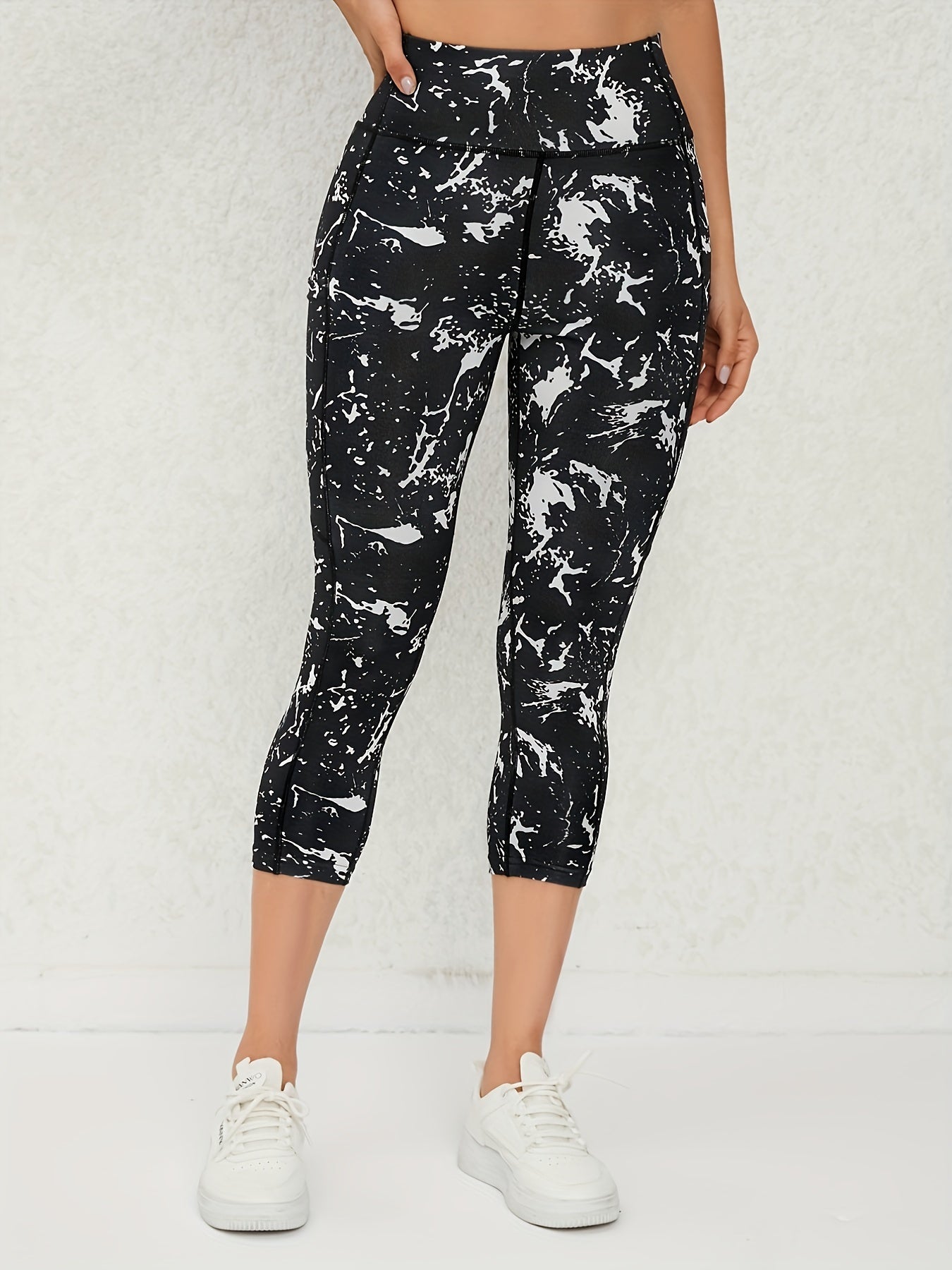 3pcs High Waist Yoga Capris Pants For Women,