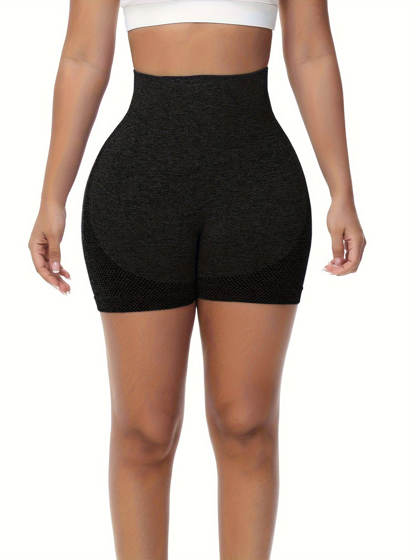 High Waist Slimming 4-Pack Women's Yoga Shorts