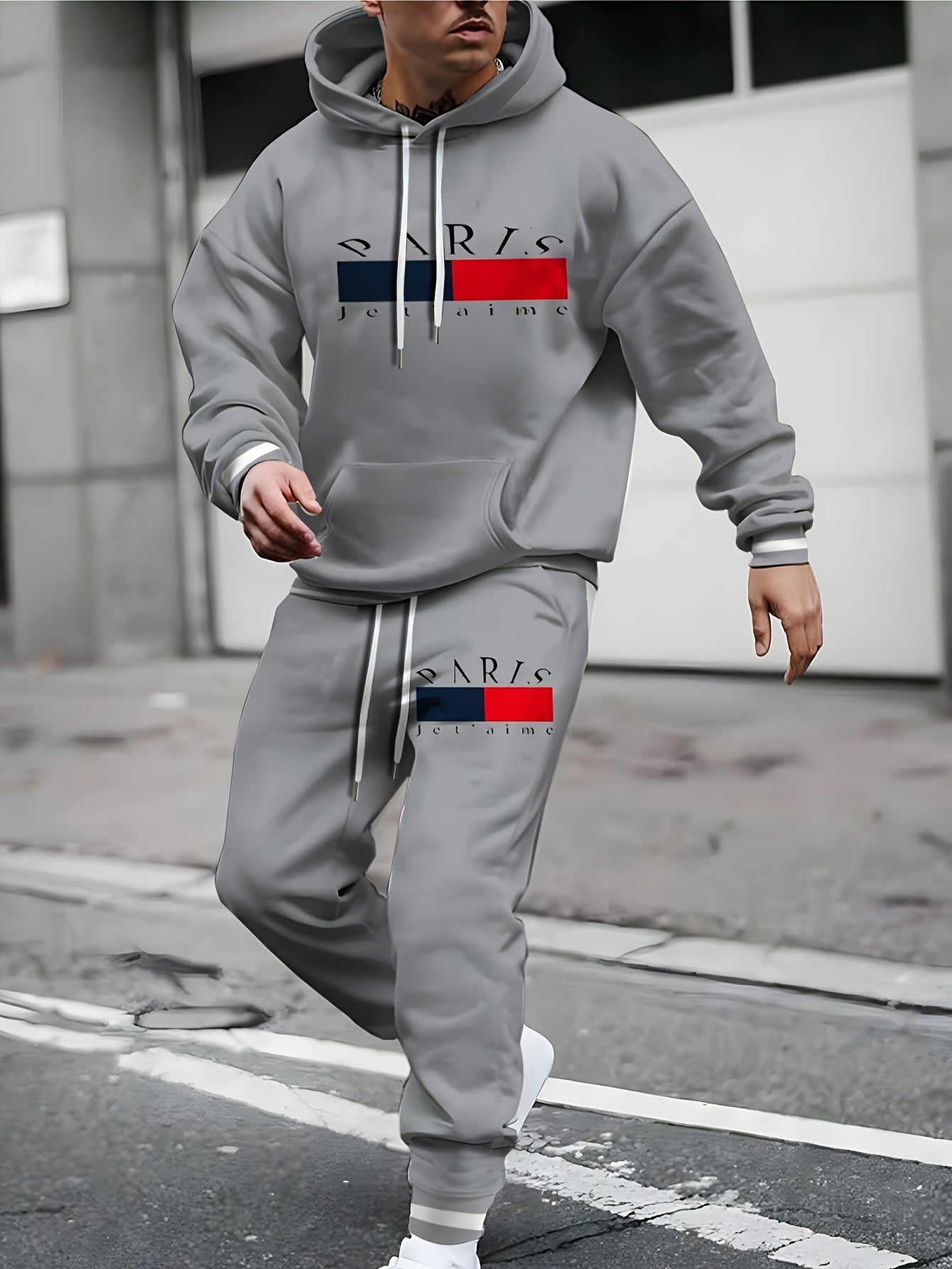 [2pcs Paris Sports Suit]