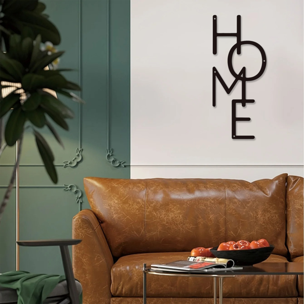 Unique Metal Home Sign for Entryway Decor and Housewarming Gift