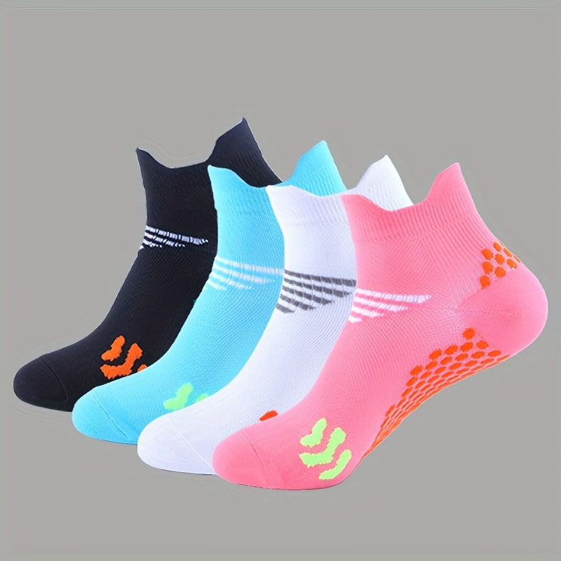 Unisex Compression Socks Pack 4 Pairs Comfortable Support Knit