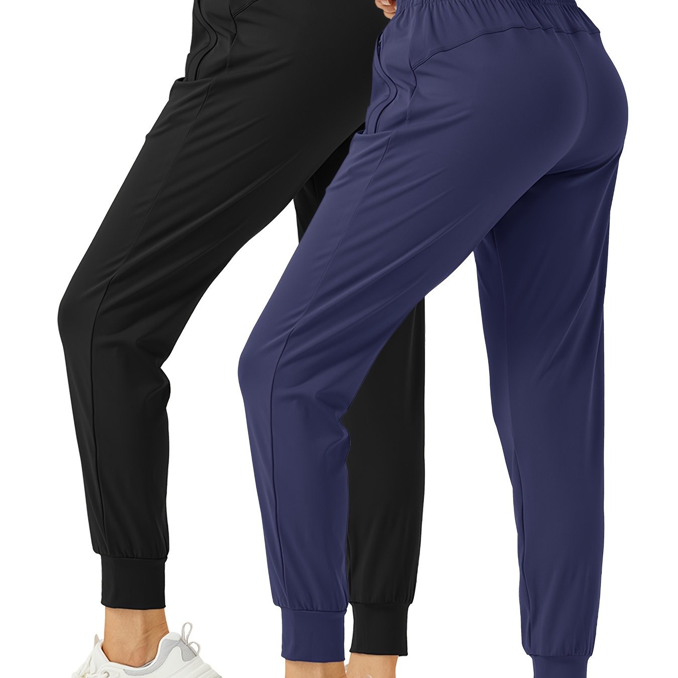 There Are Various Sizes And Colors Available For These Two Pairs Of Women's Jogging Pants