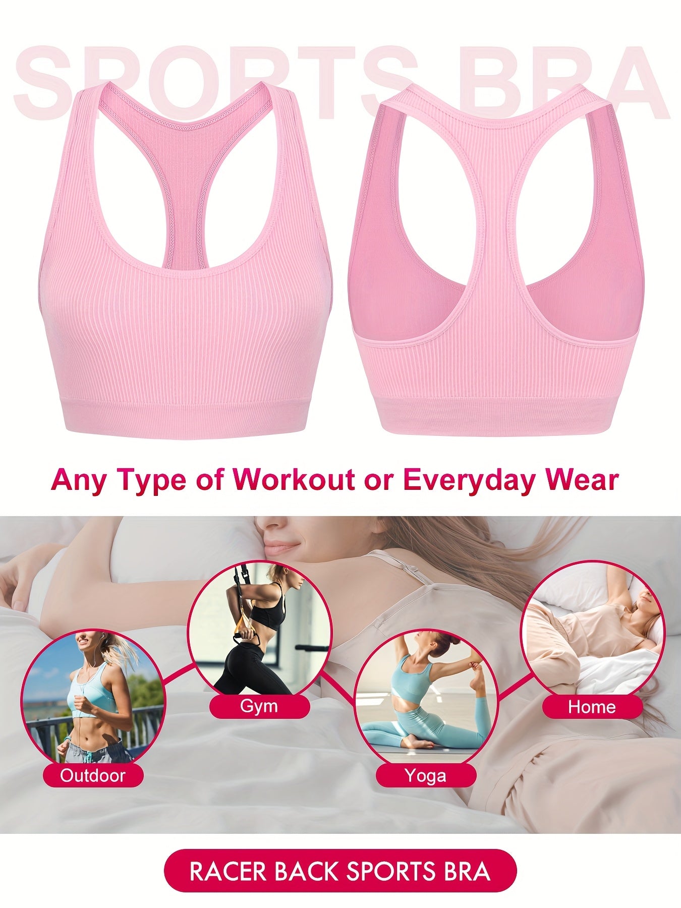 [Shock-absorbing Sports Bra]
