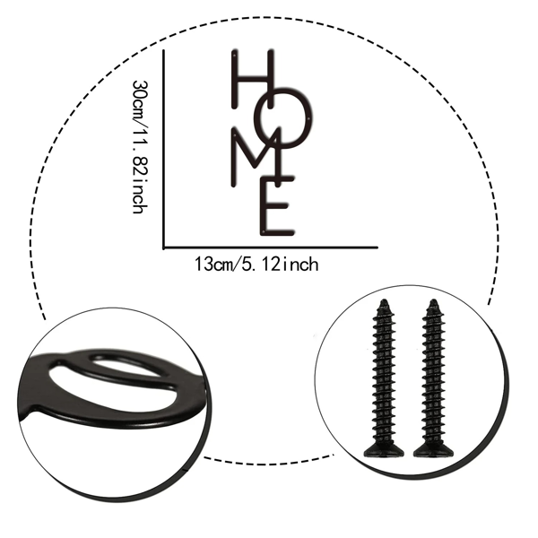 Unique Metal Home Sign for Entryway Decor and Housewarming Gift