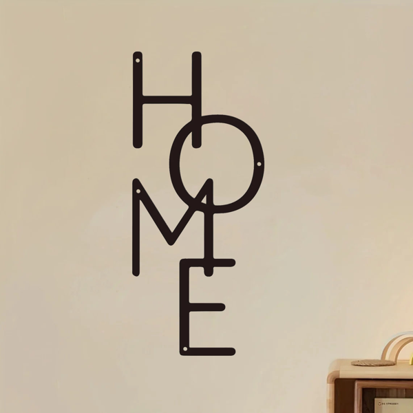 Unique Metal Home Sign for Entryway Decor and Housewarming Gift