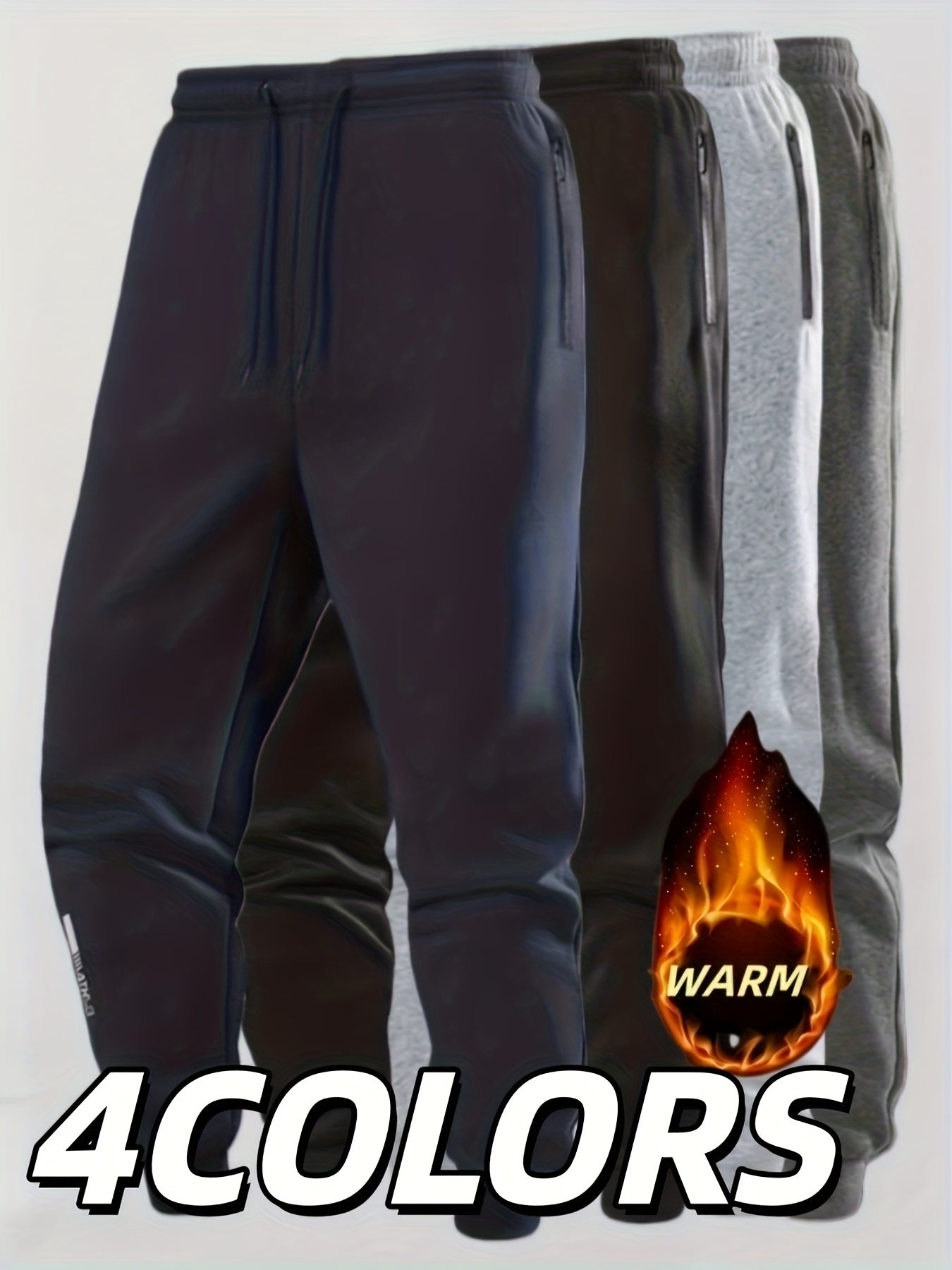 Men's Casual Mid-Rise Joggers