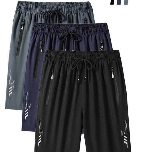 3pcs Men's Summer Shorts, Casual Sportswear