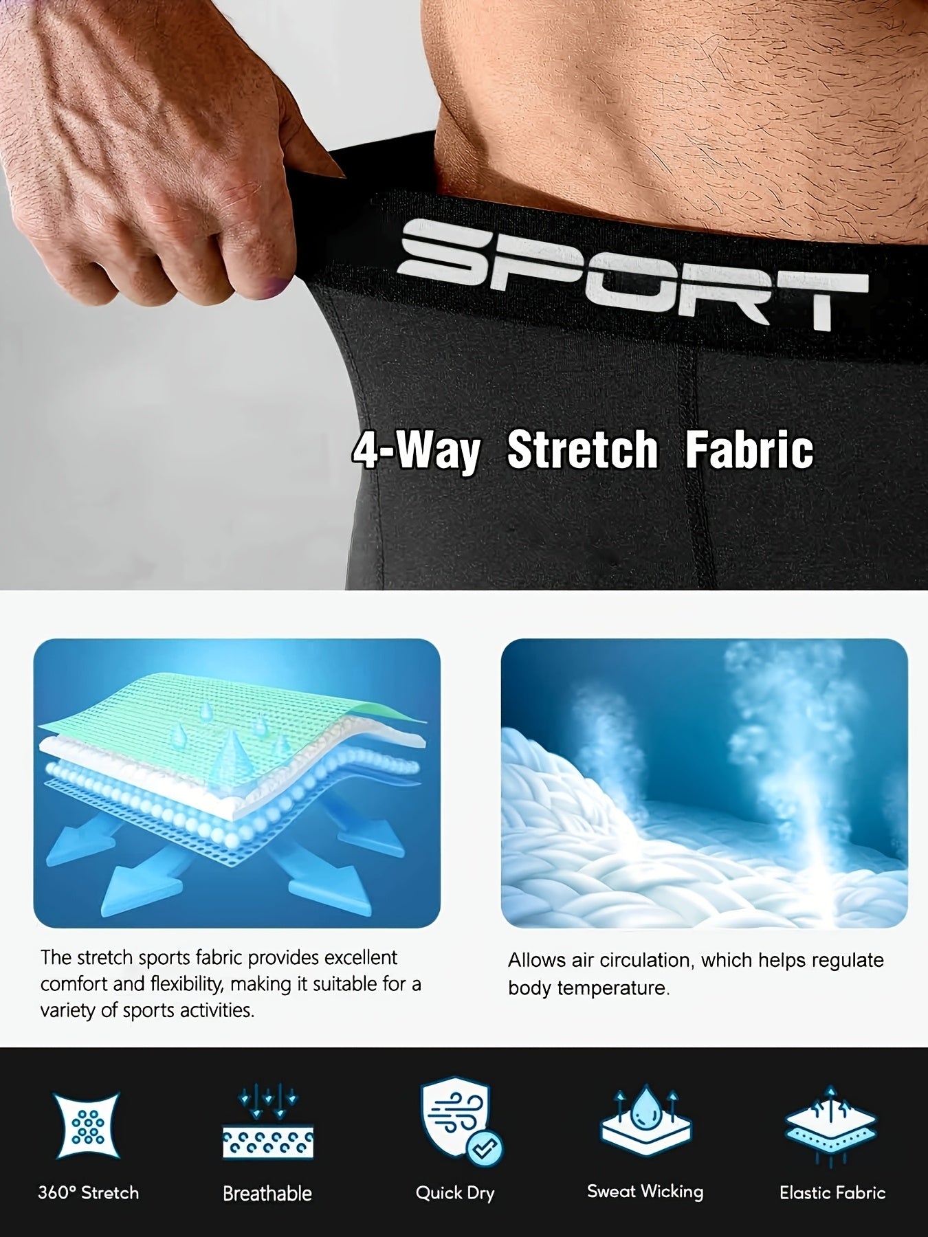 Men's Training Tights With KING Graphics, High-Elasticity Sports Pants