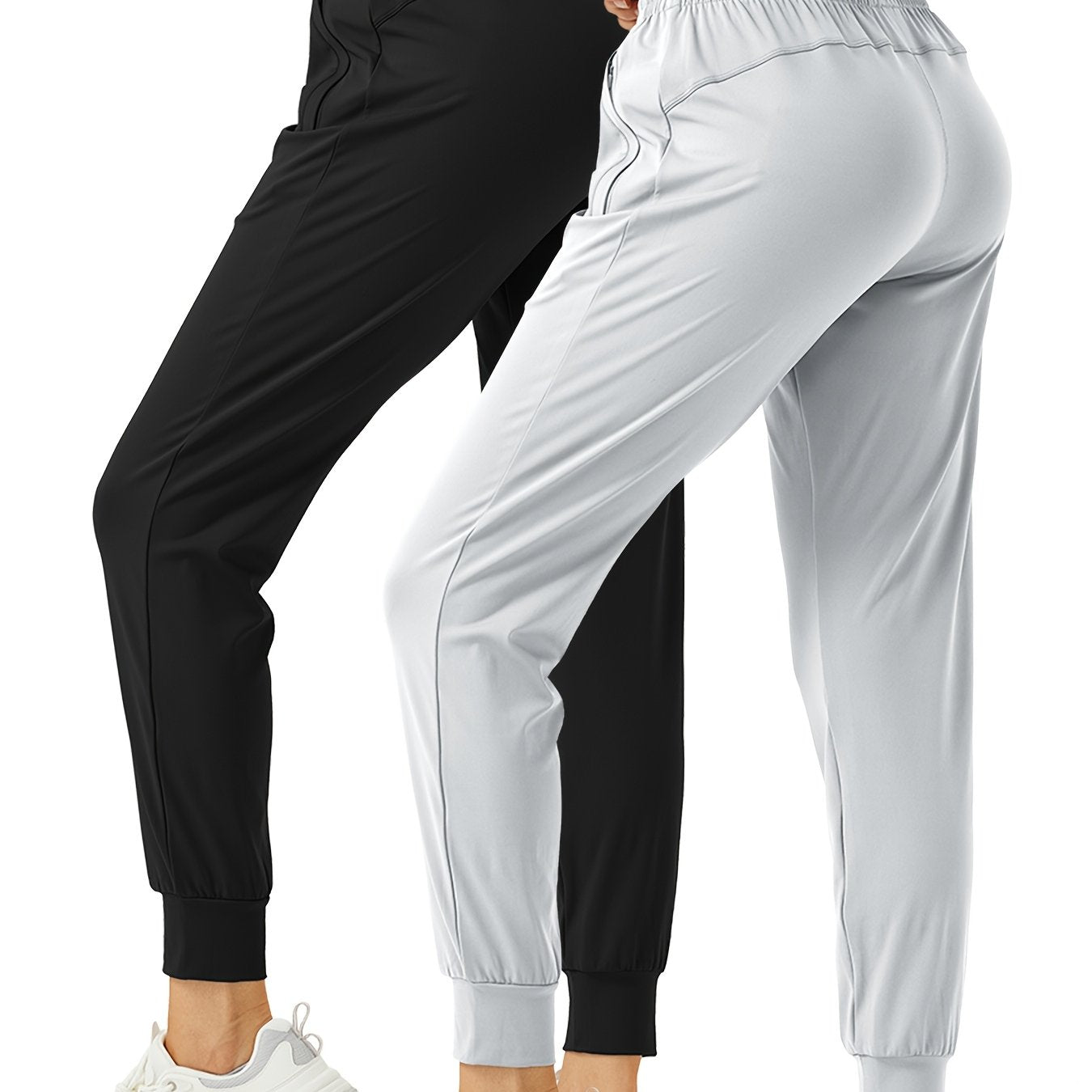 There Are Various Sizes And Colors Available For These Two Pairs Of Women's Jogging Pants