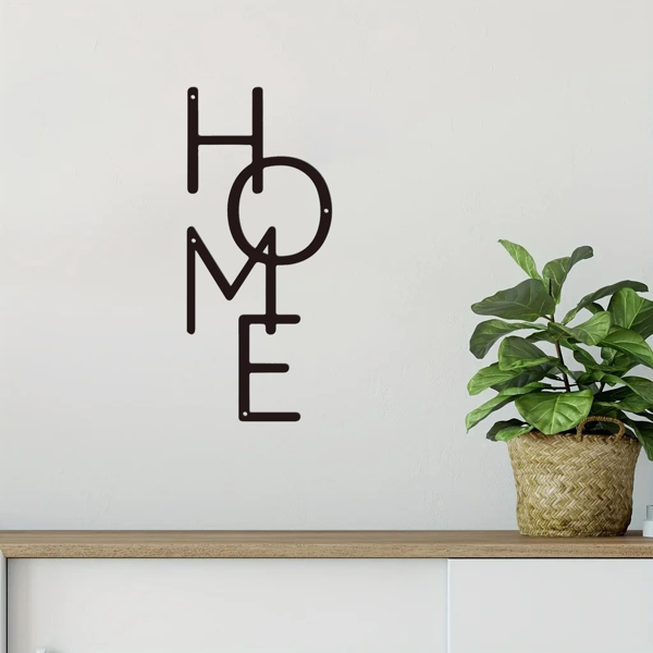 Unique Metal Home Sign for Entryway Decor and Housewarming Gift