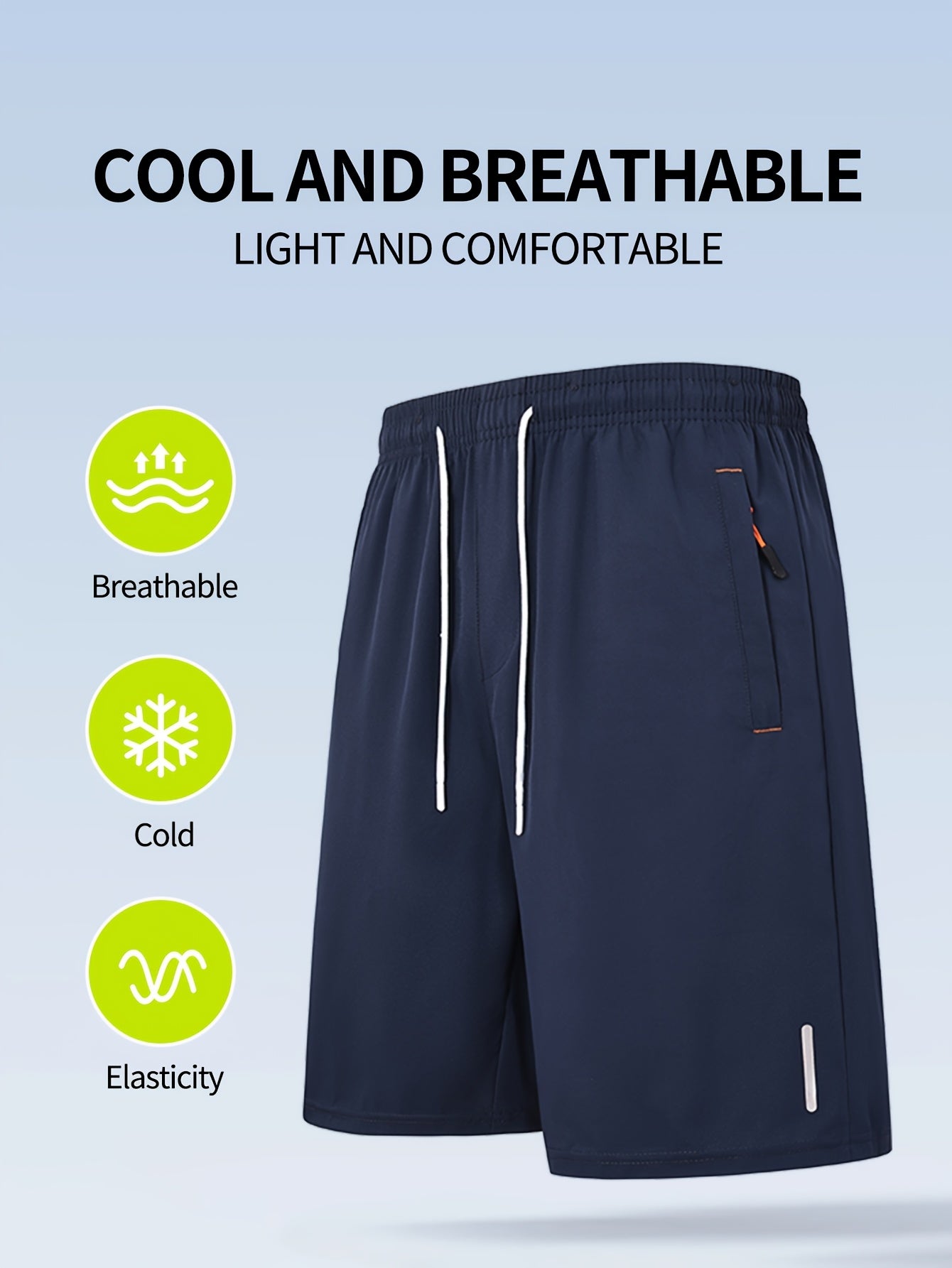 3pcs Men'S Summer Casual Shorts