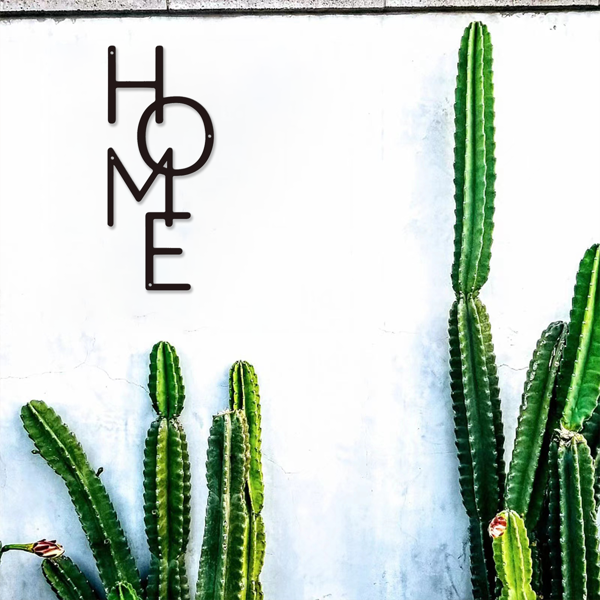 Unique Metal Home Sign for Entryway Decor and Housewarming Gift