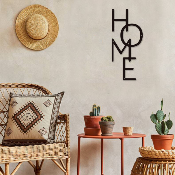 Unique Metal Home Sign for Entryway Decor and Housewarming Gift