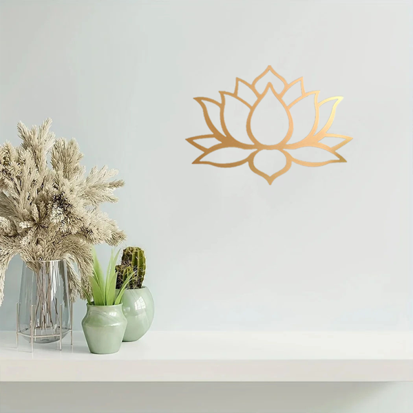 Lotus Metal Wall Art