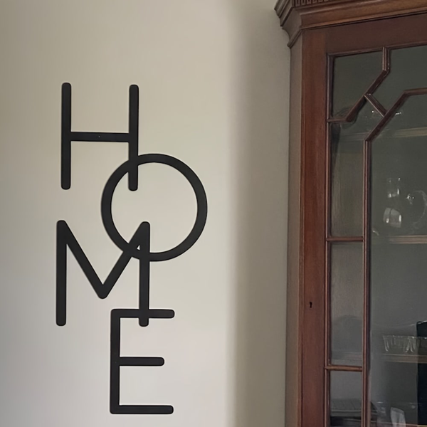 Unique Metal Home Sign for Entryway Decor and Housewarming Gift