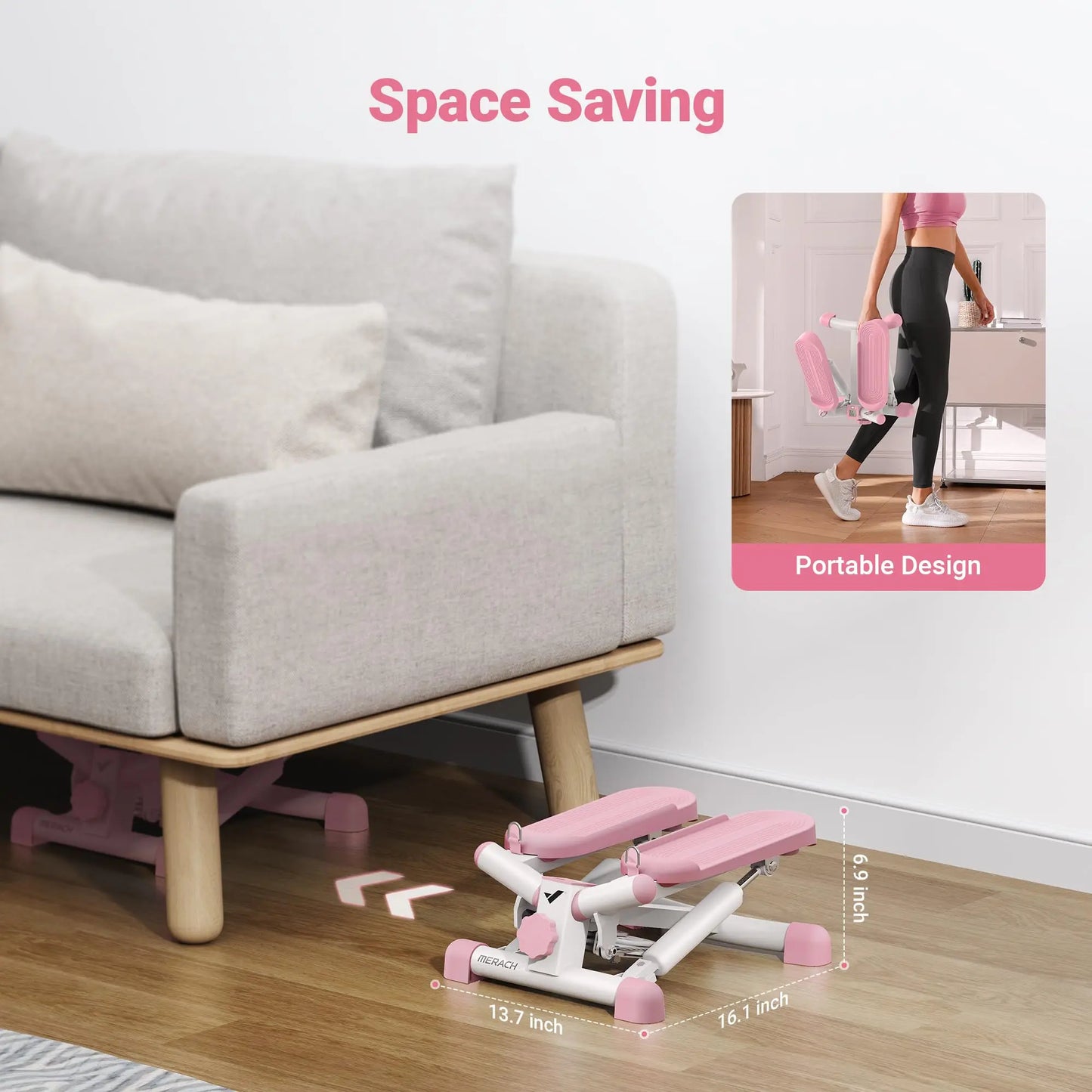 MERACH Mini Stepper for Exercise