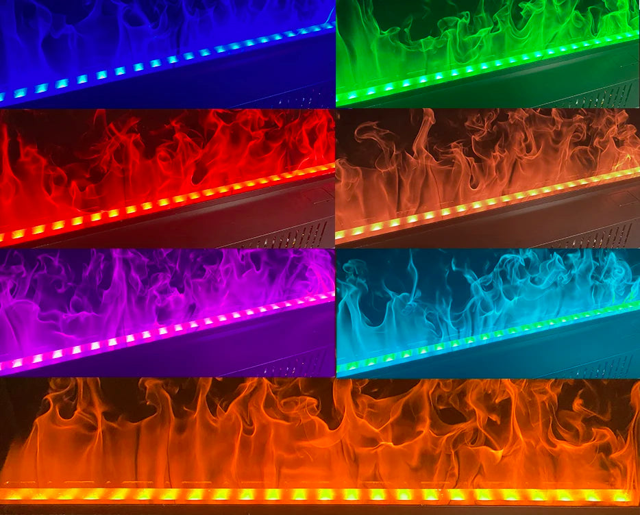 App Remote Control 3D Water Vapor Fireplace