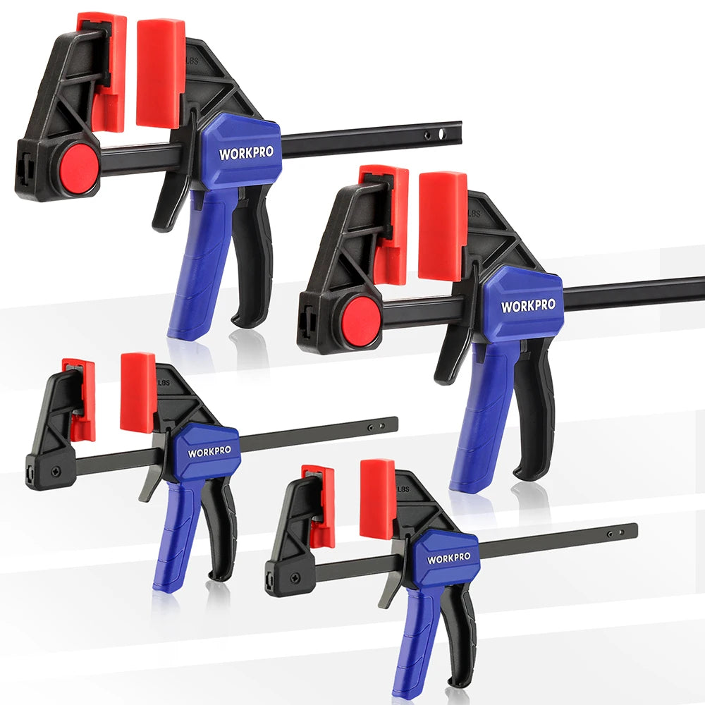 WORKPRO 4 Piece Bar Clamp Set