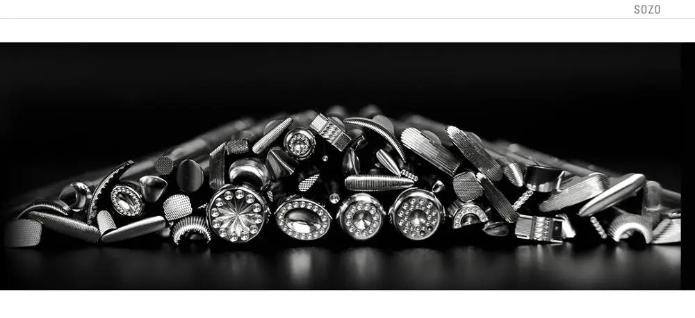 SOZO LX1 Geometrics Hollow Diamond Leather Work Stamping Tool