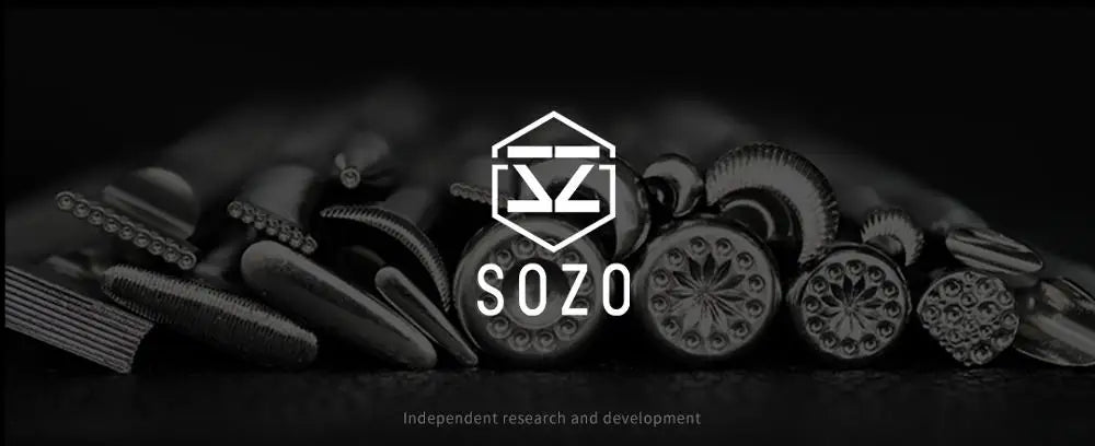SOZO LX1 Geometrics Hollow Diamond Leather Work Stamping Tool