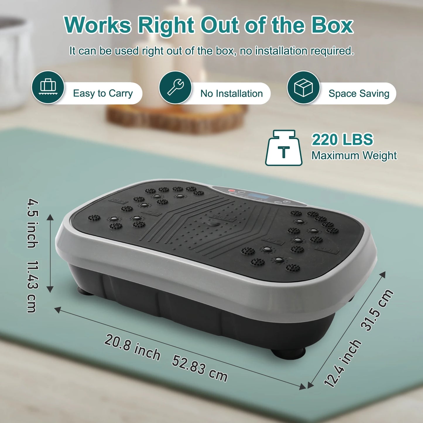 N Vibration Plate Exercise Machine For Home Gym Body Toning