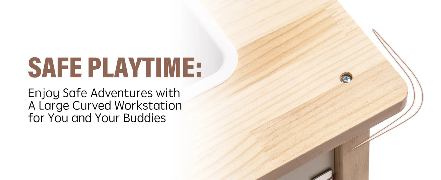 ROBOTIME Wooden Modern Style Play Kitchen