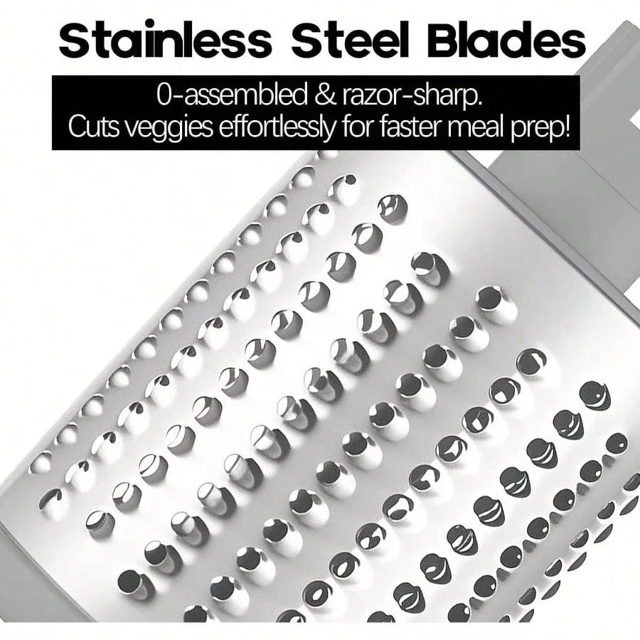 AEDG Manual Rotary Cheese Grater Stainless Steel Kitchen Tool