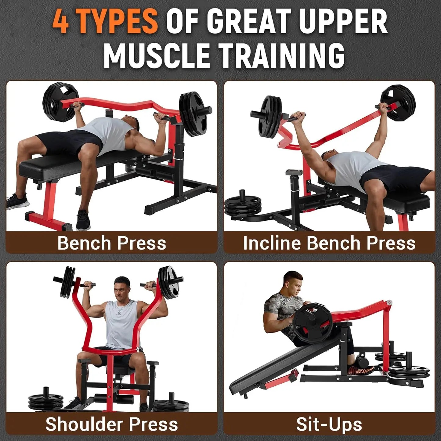 HiMISS Chest Press Machine For Strength Training Equipment