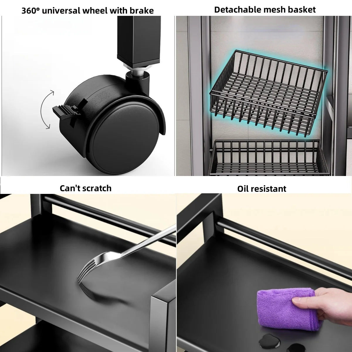 Multi-functional removable cabinet storage rack