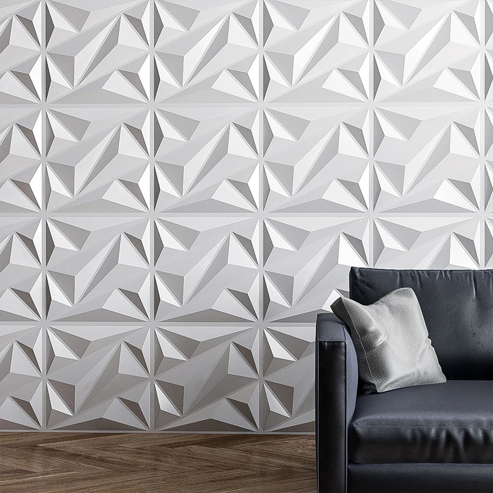 APWIKOGER 3D Wall Panel Diamond PVC Modern Interiors