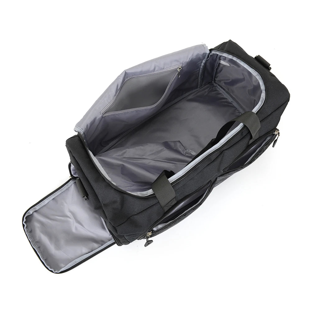 Travel Duffle Bag with Shoe Compartment and Wet Pocket Gym Bag
