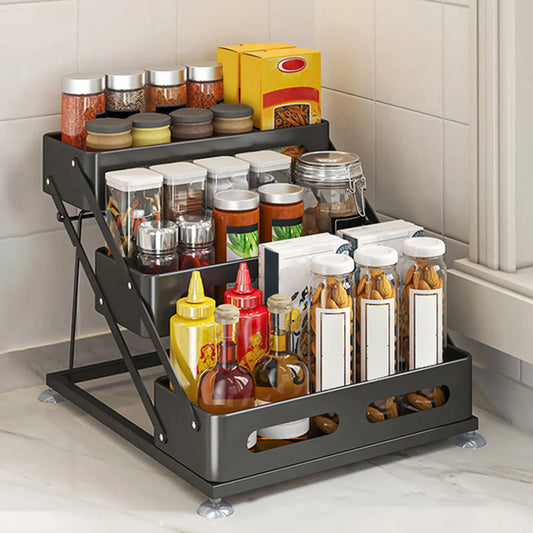 3-Layer Kitchen Spice Rack