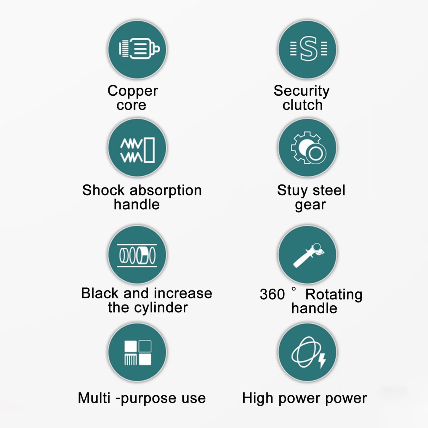 3in1 110v 2M US Plug Brushless Impact Drill