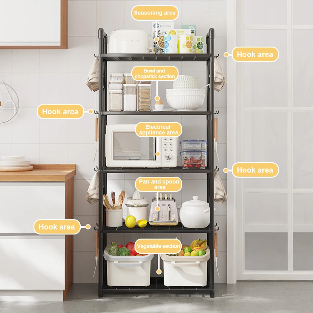 Durable Heavy-Duty 5 Tier Shelving Unit For Industrial-Grade Storage-SolutionsPro