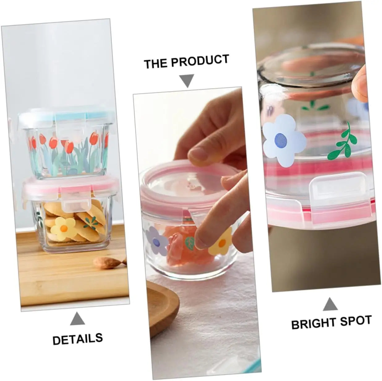 Sealed Glass Box Containers Kitchen