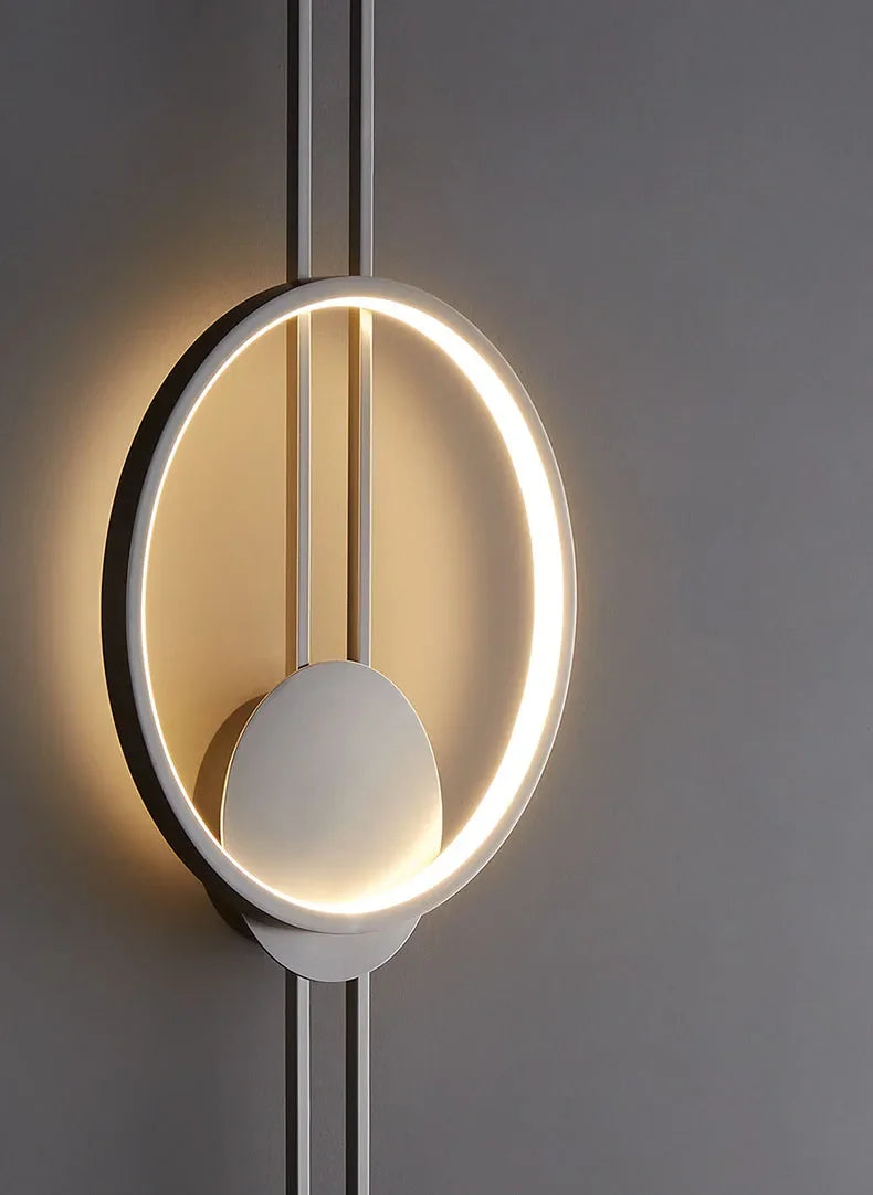 Enerlord Nordic Copper LED Wall Light Fixture Modern