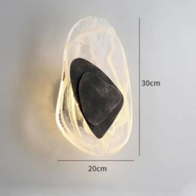 Luxury Modern Crystal Wall Lamp With Iron And Aluminum Construction For Living Rooms