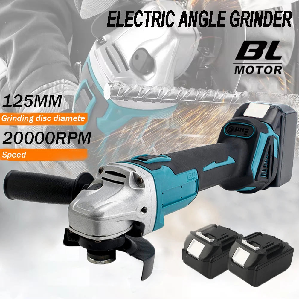 125MM Brushless Electric Angle Grinder