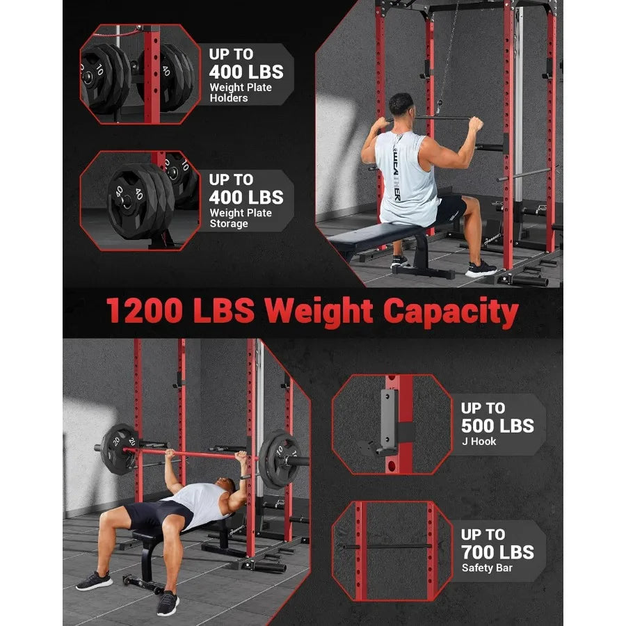 Power Cage and Racks for Home Gym