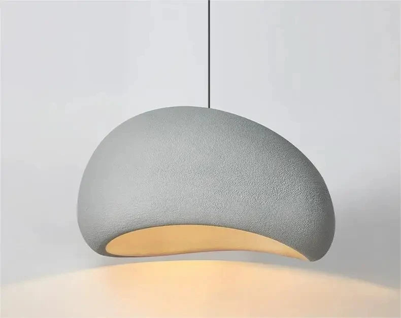 Modern E27 Pendant Lights Wabi Sabi Dining Table Ceiling Chandelier