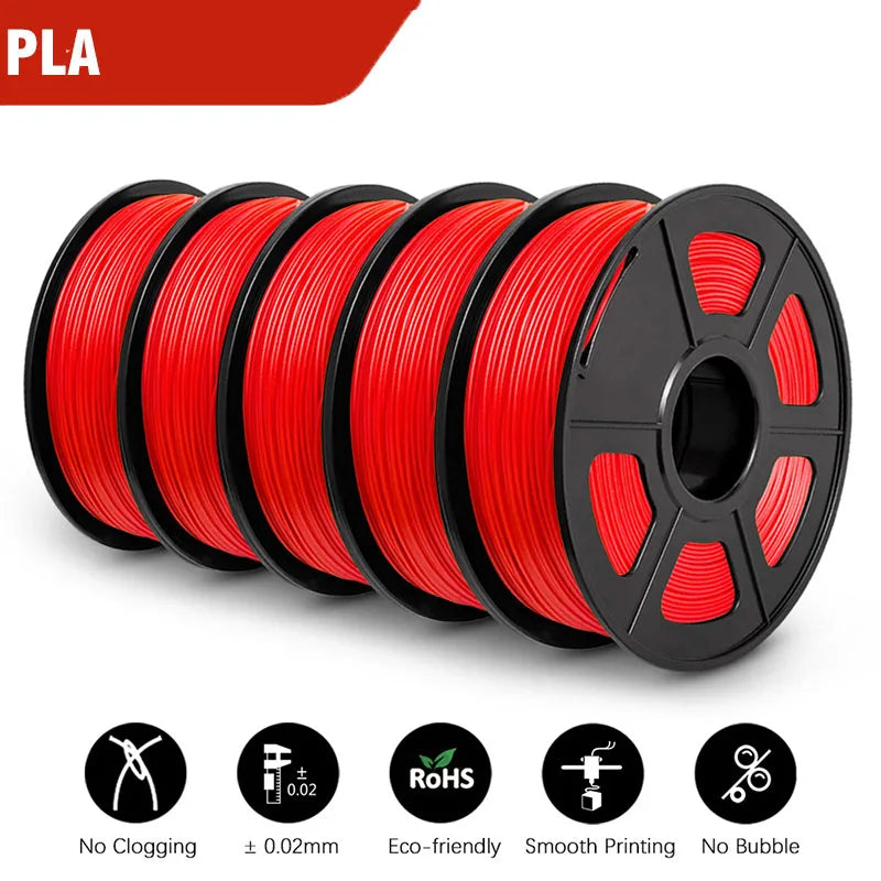 JAYO PLA/PETG/ABS/TPU/PLA plus/PLAMeta 5 Rolls