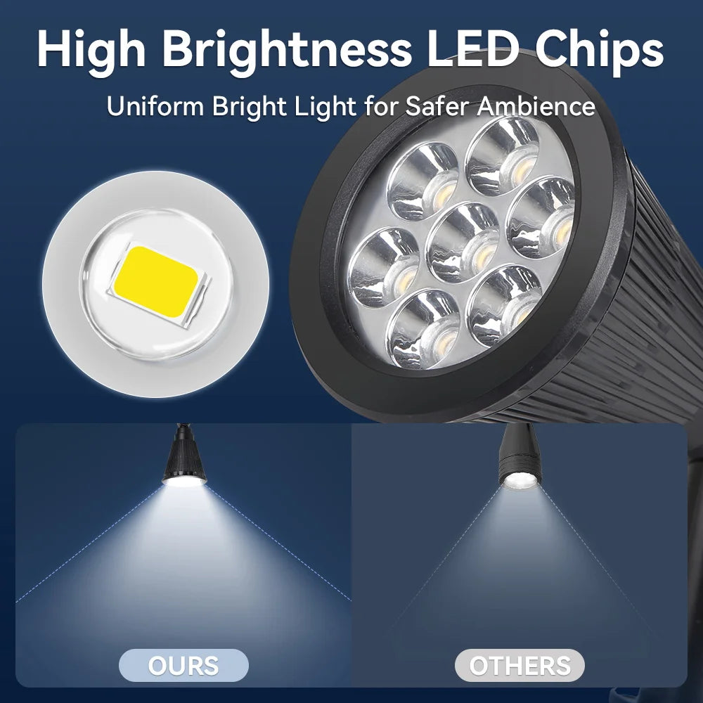LED Lawn Lamp Adjustable Solar Garden Lights
