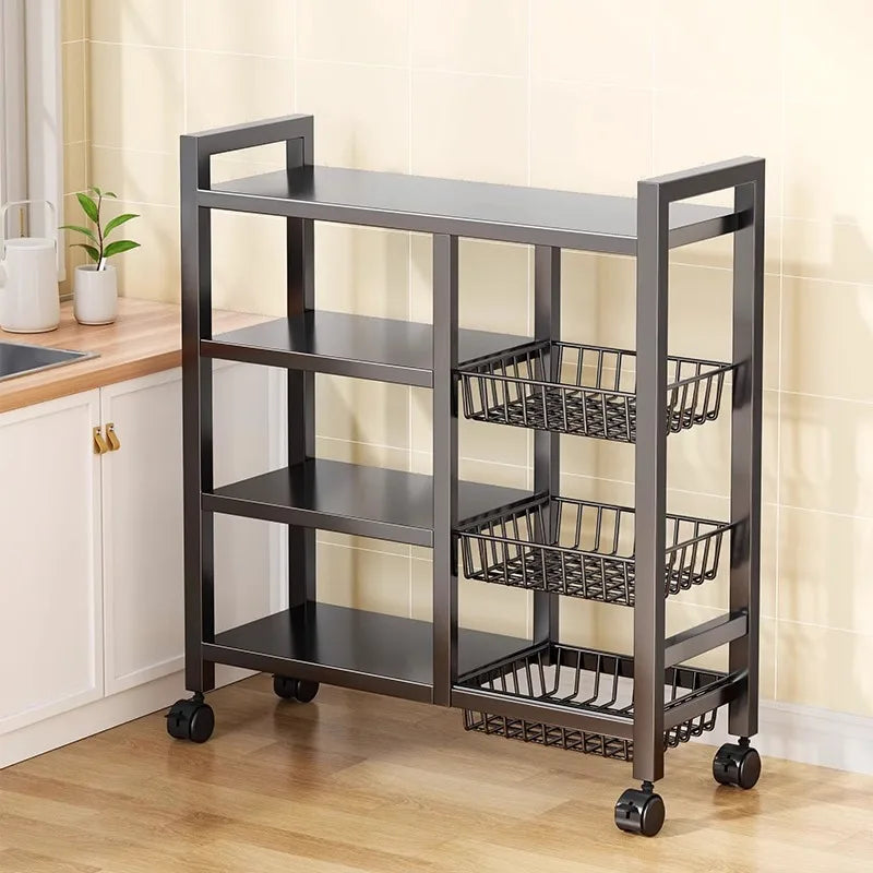 Multi-functional removable cabinet storage rack