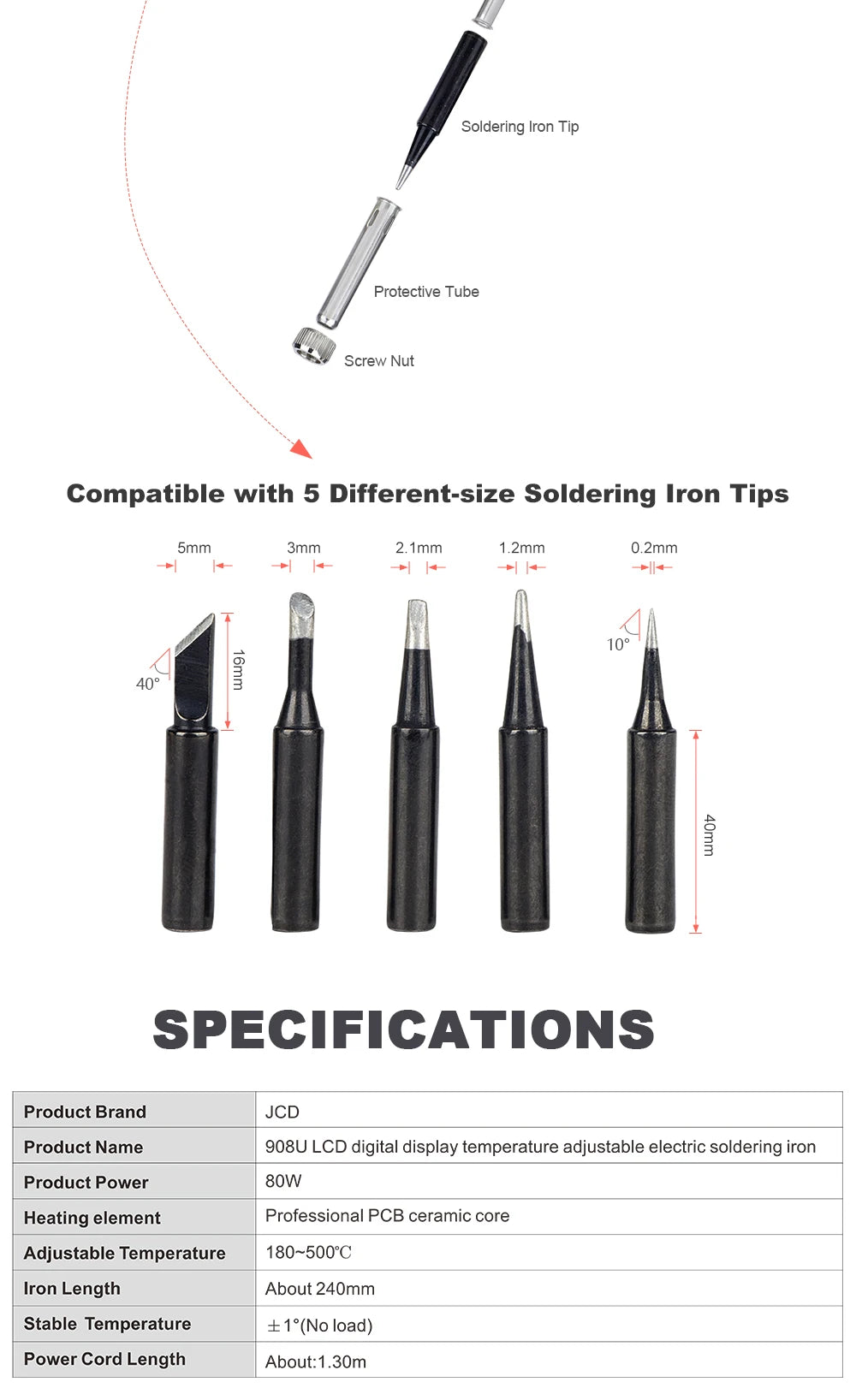 JCD Micro Hot Air Gun