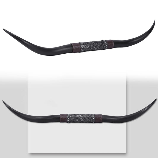 Alloet Horns Resin Wall Decor Rustic Farmhouse Style Statement