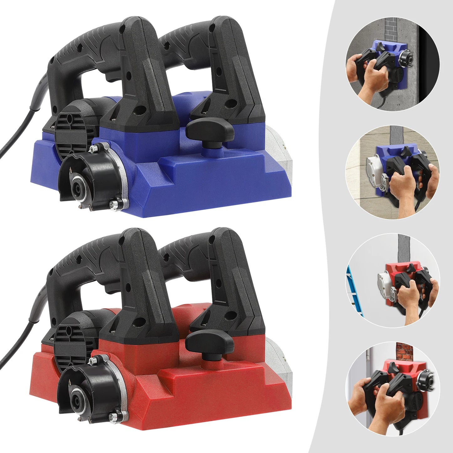 1300W Electric Wall Planing Machine Power Hand Planer