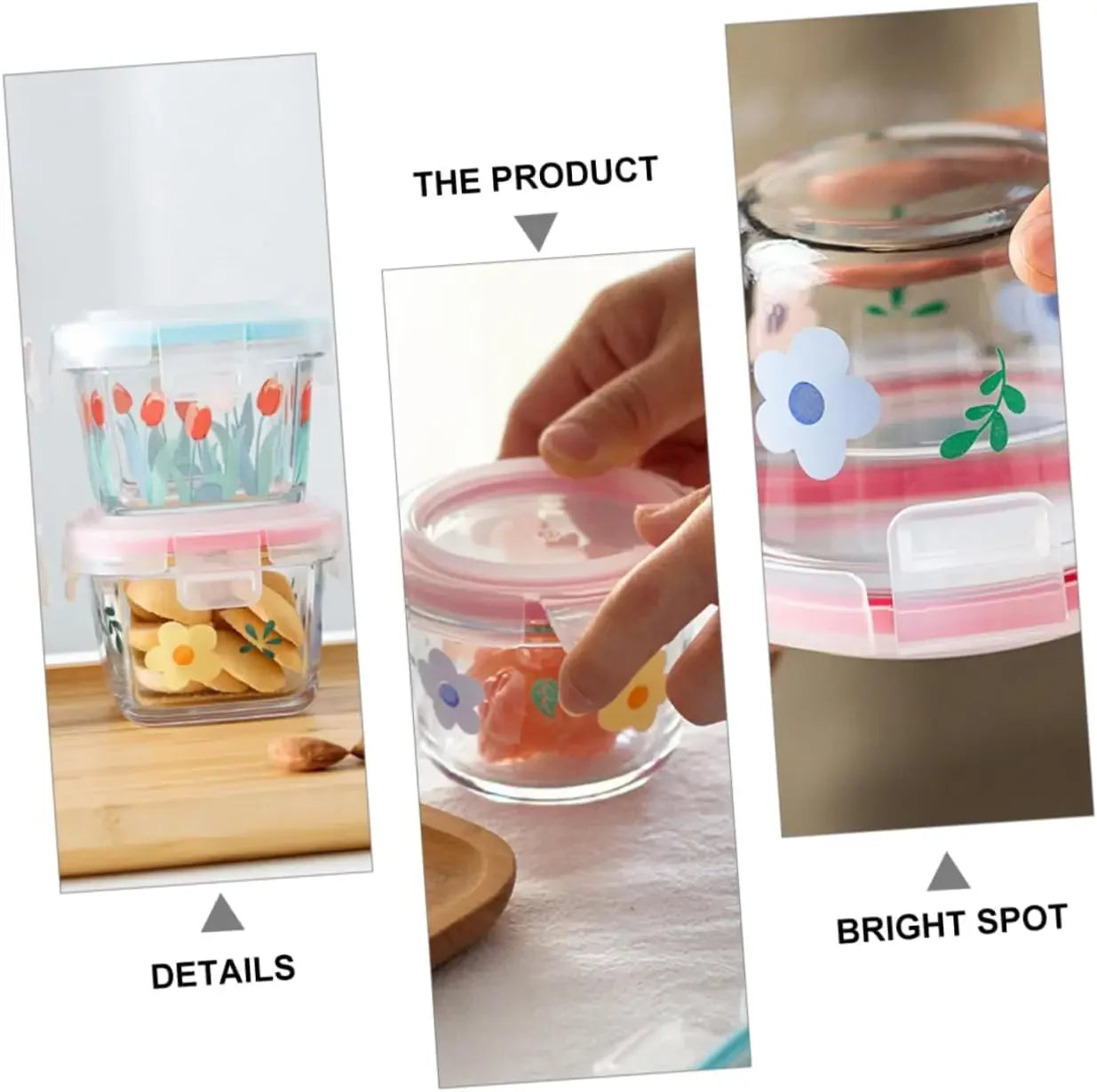 Sealed Glass Box Containers Kitchen