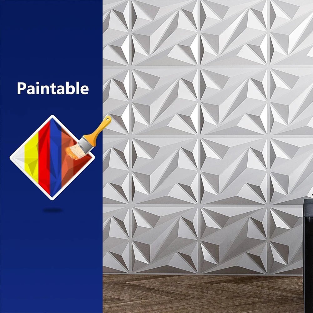 APWIKOGER 3D Wall Panel Diamond PVC Modern Interiors