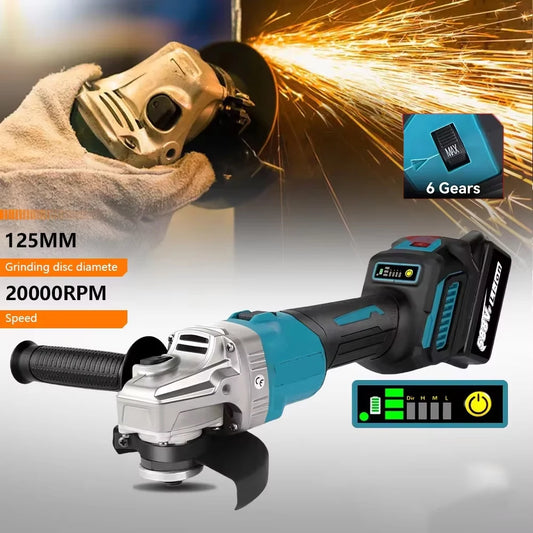 125mm Brushless Angle Grinder Cordless Electric Angle Grinder